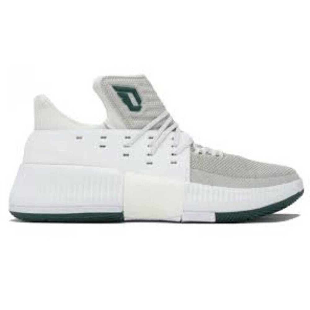 NEW Adidas Dame 3 Mens Basketball Sneaker Size 17 Green / White Cq0261 - No Box